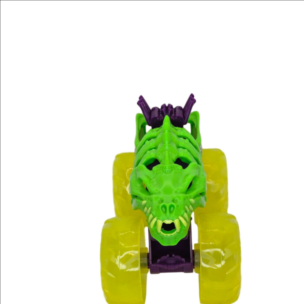 Hot Wheels Monster Trucks Skelesaurus toy.